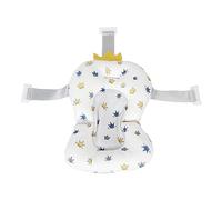 Cojín Flotante para Baño de bebé con Patrón para Soporte de Baño para Recién Nacido, Almohada Ajustable para Bañera Infantil, Almohadilla de Baño para bebé Fácil de Limpiar