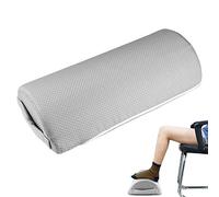 Cojín for pies, soporte for reposapiés debajo del escritorio, taburete for pies, almohada de espuma for el hogar, ordenador, silla de trabajo, almohadilla de viaje relajante ( Color : Gray )