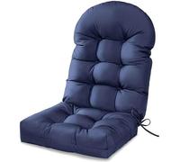 Cojín for Silla con Respaldo Alto, cojín for Tumbona, cojín for Tumbona de jardín, 110 x 50 x 10 cm, Mecedora Extra Grueso con Lazos,