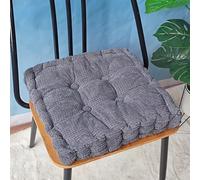 Cojín For Silla con Textura De Grano De Maíz, Cuadrado, Grande, Firme, 40 Cm, De Ante Sintético, Suave Al Tacto, Grueso, For Personas Mayores, Posoperatorio.(K,50 * 50cm (1 Pieces))