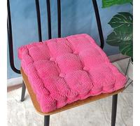 Cojín For Silla con Textura De Grano De Maíz, Cuadrado, Grande, Firme, 40 Cm, De Ante Sintético, Suave Al Tacto, Grueso, For Personas Mayores, Posoperatorio.(G,45 * 45cm (2 Pieces))