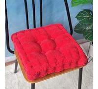 Cojín For Silla con Textura De Grano De Maíz, Cuadrado, Grande, Firme, 40 Cm, De Ante Sintético, Suave Al Tacto, Grueso, For Personas Mayores, Posoperatorio.(B,40 * 40cm (1 Pieces))