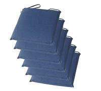 Cojín for Silla de Cocina, Funda con Cremallera Desmontable 2/4/6, cojín Asiento 45 x cm, decoración Elegante(C6,45 x 45cm)