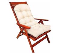 Cojín for silla de jardín Adirondack, cojín for mecedora al aire libre, cojín acolchado for sillas Adirondack, cojín de asiento impermeable for sillas plegables, sillones ( Color : Beige , Size : 1pc