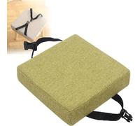 Cojín for Taburete Cuadrado, Resistente a Las Manchas y con Hebilla, Apto for Pequeños Restaurantes, Cocinas, Bancos y Terrazas(Wasabi Green,35x35x8cm)