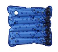 Cojín Fresco, Cojín De Agua Suave, Almohada De Hielo Gruesa, Gran Puerto De Inyección De Agua, Diseño De Almohada Refrescante para Viaje En Casa(36 * 36CM-Azul Profundo)