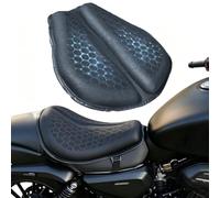 Cojín Gel 3D Moto Asiento para Indian Super Chief Limited | Gel TPE+PVC 36.5x40x3cm,Ranura De Aire Central,Diseño De Dos Pétalos,Fijación Por Correas,Fondo Antideslizante,Peso 770g