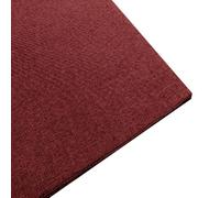 Cojín grande rojo para respaldo de sofá, 45 x 45 x 12 cm, cómoda almohada de cuña para sofá, cama, ventana de bahía, soporte lumbar y almohada de lectura con funda extraíble, decoración del hogar