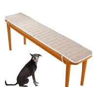 Cojín grueso antideslizante para banco, cómodo cojín para exteriores e interiores, para patio, porche, columpio, patio, relajación, asiento elegante y duradero para jardín y terraza