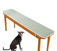 Cojín grueso antideslizante para banco para exteriores e interiores, cómodo color verde, 15 x 47 pulgadas, perfecto para jardín, porche y muebles de patio