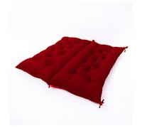 Cojín grueso para banco de jardín al aire libre con respaldo, almohadillas reclinables para patio, columpio, asiento de madera, cojín de sofá, 150 x 100 x 8 cm, almohadilla cómoda roja