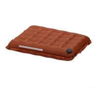 Cojín hinchable para asiento, 7 cm de grosor, 42 x 34 cm, nailon 40D | Inflación 150kg tira reflectante para acampar senderismo festival uso al aire libre