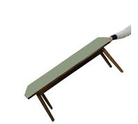 Cojín impermeable antideslizante para banco de exteriores con funda extraíble para muebles de patio, jardín, columpio reclinable (33 x 120 x 5 cm), perfecto para mayor comodidad y durabilidad