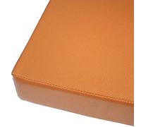 Cojín impermeable para banco de 2 y 3 plazas, piel sintética, cierre de cremallera, almohadilla de jardín para patio, comedor y columpio, color marrón, 100 x 30 x 5 cm, máxima comodidad para sentarse