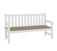 Cojín impermeable para banco de jardín, 150 x 50 x 3 cm, diseño universal, para uso en exteriores, resistente a la intemperie, función decorativa para muebles de patio
