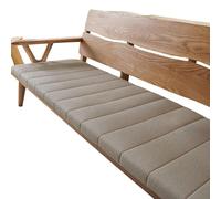 Cojín impermeable para banco de jardín, antideslizante y lavable, 150 x 35 cm, color marrón, perfecto para asientos de patio y alféizar de ventana (100 x 40, 120 x 40, 140 x 40, 80 x 40)