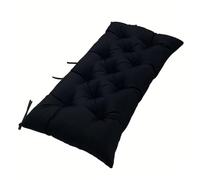 Cojín impermeable para banco de jardín de 2 a 3 plazas con lazos, ideal para patio, comedor y muebles de interior, disponible en tamaños de 100 cm, 120 cm y 150 cm