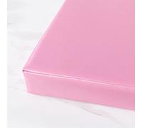 Cojín impermeable para banco de jardín de 2 a 3 plazas, tapete de cuero suave para patio, columpio y muebles de ventanal, cojín de exterior (rosa, 60 x 40 x 5 cm)