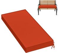 Cojín impermeable para banco de jardín para muebles de exterior, funda extraíble para asiento de patio, columpio, 120 x 40 x 5 cm, cómodo asiento de jardín, duradero y resistente a la intemperie