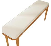 Cojín Impermeable para Banco Exterior, Cojines Antideslizantes De Jardín para Sofá, Palets Y Bancos - Colchoneta Acolchada Resistente Al Agua(White,40x60cm/16 x24)