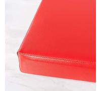 Cojín impermeable para silla de jardín de 45 x 45 cm, cojín cuadrado de cuero resistente al agua para mayor comodidad