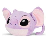 Cojín Infantil Calientamanos 3 en 1 Stitch, Hello Kitty, Minnie, Angel, Sonic, Spiderman y Creeper | Almohada Suave con Aberturas Laterales | Peluche Decorativo Infantil 35x35x15 cm (Angel Rosa)