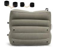 Cojín inflable erótico para pareja - asiento/bondage-soporte con arneses y esposas, mueble sexual versátil para dormitorio y posturas intensas