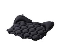 Cojín inflable para asiento, plegable, con respaldo y alas | Almohadilla portátil para gradas de estadio con celdas de aire 3D para apoyo lumbar, camping, viajes, partidos de fútbol