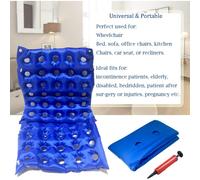 Cojín inflable para silla de ruedas con soporte completo para la espalda, almohadilla anti-escaras para mayor comodidad