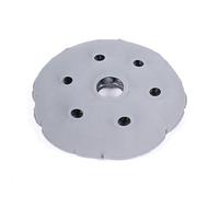 Cojín inflable redondo aéré gris PVC 39.5 cm