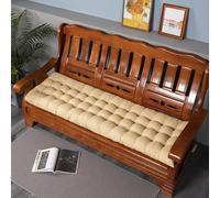 Cojín Largo para Banco 48 * 170cm Cojín de Banco de jardín de algodón, Acolchado, Adapta a Las Curvas del Cuerpo Humano, Viene con una Correa de Seguridad, Adecuado para Alf