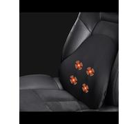 Cojin Lumbar Coche Reposacabezas Eléctrico Con Soporte Lumbar Para Coche Almohada Para Cuello Almohadas Masaje Coche Cómodo Cojín Cintura Que Alivia Fatiga Conductor Almohada Lumbar(Black waist)