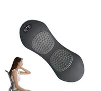 Cojín lumbar eléctrico 3 en 1: 59 x 23 x 8 cm, soporte lumbar con masaje y compresa caliente | Función de elevación y tracción automática ajustable | Relajación ergonómica para la oficina en casa