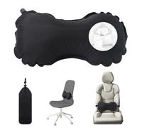 Cojín lumbar inflable para coche, portátil, para viajes en avión y coche, soporte lumbar para coche, cojín cervical inflable, cojín de viaje, cojín cervical, cojín lumbar inferior