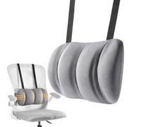 Cojín lumbar para coche, cojín ajustable de altura respirable | Soporte de respaldo del asiento del conductor para SUV, sedán, silla de oficina, conducción, viajes, viajes por carretera