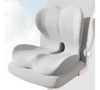 Cojín Lumbar y Asiento con Espuma de Memoria, Cojín para Coxis y Espalda