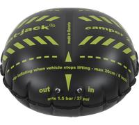 Cojín neumático elevador para vehículos de hasta 6 toneladas y hasta 30,5 cm de ancho de neumático camper 2.0 flat-jack