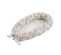 Cojín nido con base impermeable ☔ y desenfundable para bebé 100% algodón hipoalergénico. con certificado oeko-tex (safari jungle)