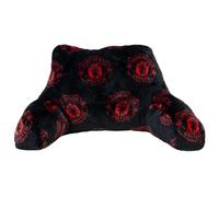 Cojín Oficial Manchester United FC con Licencia | Súper Suave, Almohada Ultra cómoda con Soporte para Brazos y Espalda | Diseño “Applause Cualquier Dormitorio o sofá | Negro