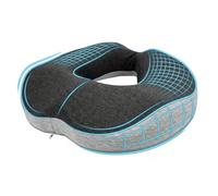 Cojín ortopédico y Próstata, Cojín Asiento Ergonómico con Partición Científica, Cojín Coxis de Espuma de Memoria para Alivio de Presión, Anillo Ortopédico Antideslizante para Silla de Oficina y Coche