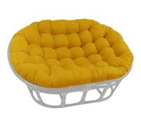Cojín Papasan Doble Grande, Cojines Redondo Y Mullido para Silla De Lectura para Adultos, Suave Cojín para Silla De Patio con Forma De Huevo Y Algodón PP De Alta Elasticidad (Sin Sillas)