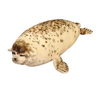 Cojín para animales con sello - Cojín con sello de la marca Blob Paffuto Simpático Sigillo Farcito Cojín de peluche con forma de foca de peluche animal cómodo con sello suave que abraza