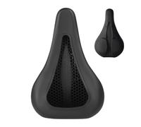 Cojín para asiento de bicicleta, cojín de asiento para bicicleta, amortiguador, ventilado, cómodo, impermeable, para bicicleta de carretera, fitness, ciudad y bicicleta de viaje