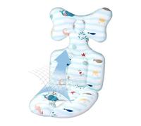 Cojín para asiento de coche de bebé, inserto de asiento de coche para recién nacidos, forro de cochecito de bebé, alfombrilla de almohada de apoyo para la cabeza y el cuerpo para asientos de cochecito