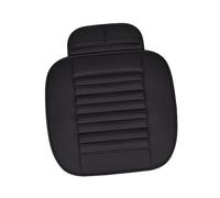 Cojín para Asiento de Coche de Carbón de Bambú, Negro | Piel Sintética Pu, Espuma Acolchada, Uso en Interior del Vehículo, 0, 35kg