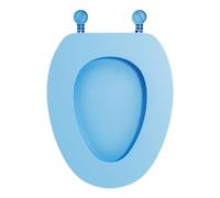Cojín para asiento de inodoro: espuma EVA, suave y más gruesa, tapa portátil | Perfectamente ideal para asiento de baño, inodoro con tapa abatible y resistente a la suciedad.