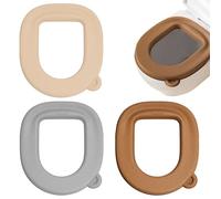 Cojín para asiento de inodoro, tapete reutilizable, de asiento de inodoro, para baño, hogar, baño, apartamento, habitación de hotel, instalaciones públicas, cuidado de ancianos