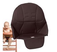 Cojín para asiento de silla alta, funda suave para silla alta | Cojín suave y cómodo para asiento de niños,Funda para de cuero PU y esponja para un cojín de repuesto fácil de instalar