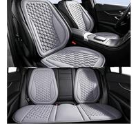 Cojín para Asiento para Dodge Viper SRT Viper 2012-2018, Almohadilla Transpirable Seda Cojines Coche Asientos Suave Almohadilla Accesorios,Grey Front Rear