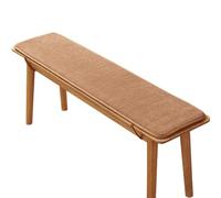Cojín para banco, cojín para banco, cojín para banco rectangular, cojín grueso para banco de jardín, para exteriores, lavable, cojín de respaldo para ventanales de comedor(Camel color,150x30cm)